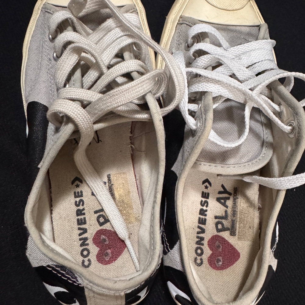 Converse Kids Shoes - Gray and White